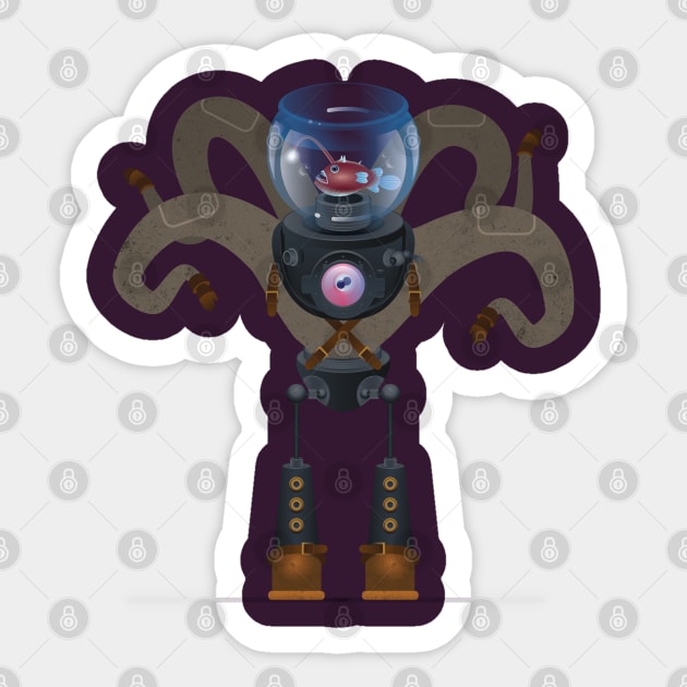 Deepsea Diver's Suit has a New Occupant Sticker by DanielLiamGill